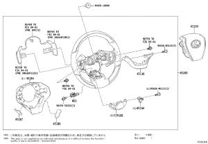 Driver Airbag 45130-33640 for Lexus ES350