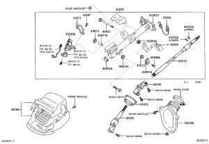 Steering Column Intermediate Shaft 45202-33080 for Toyota Camry
