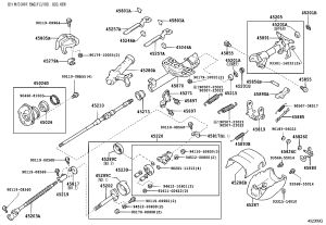 Steering Column Intermediate Shaft 45220-60110 for Toyota Land Cruiser