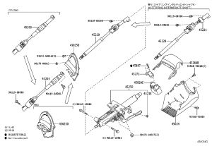 Steering Column Connecting Shaft (Lower) 45203-60290 for Toyota Land Cruiser