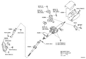 Steering Column Connection Shaft 45206-0N021 for Toyota Reiz