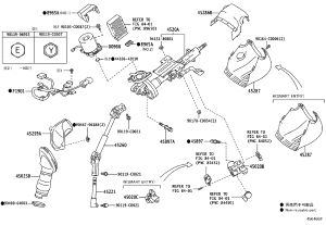 Ignition Switch Housing 45280-0R040 for Toyota RAV4