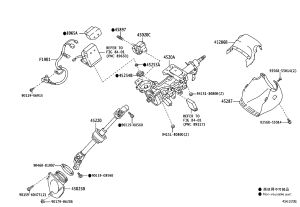 Steering Column Connecting Shaft Lower 45220-33380 for Lexus ES