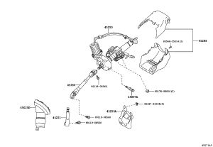 Steering Column Intermediate Shaft 45260-76020 for Lexus CT200H