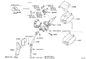Steering Column 45250-42271 for Toyota RAV4
