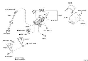 Steering Column 45250-42420 for Toyota BZ4X