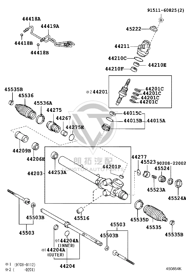Steering Knuckle Ball Joint 45503-39155 for Toyota Aristo