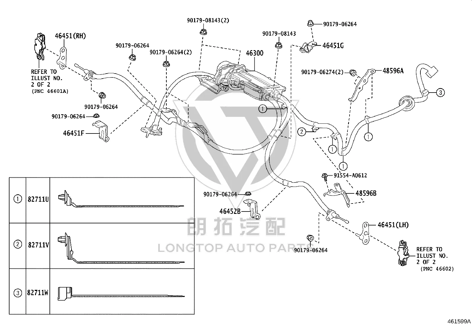 Electronic Parking Control Module 46300-11010 for Lexus LC500