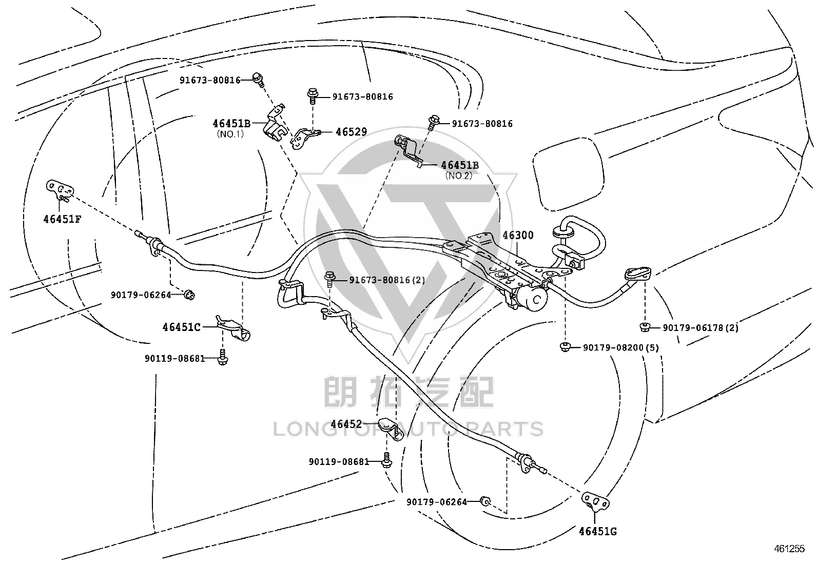 Electronic Parking Control Module 46300-30030 for Lexus GS