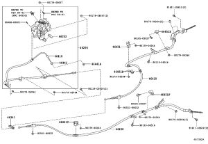 No.1 Cable Tube Bracket 46451-48080 for Toyota Highlander