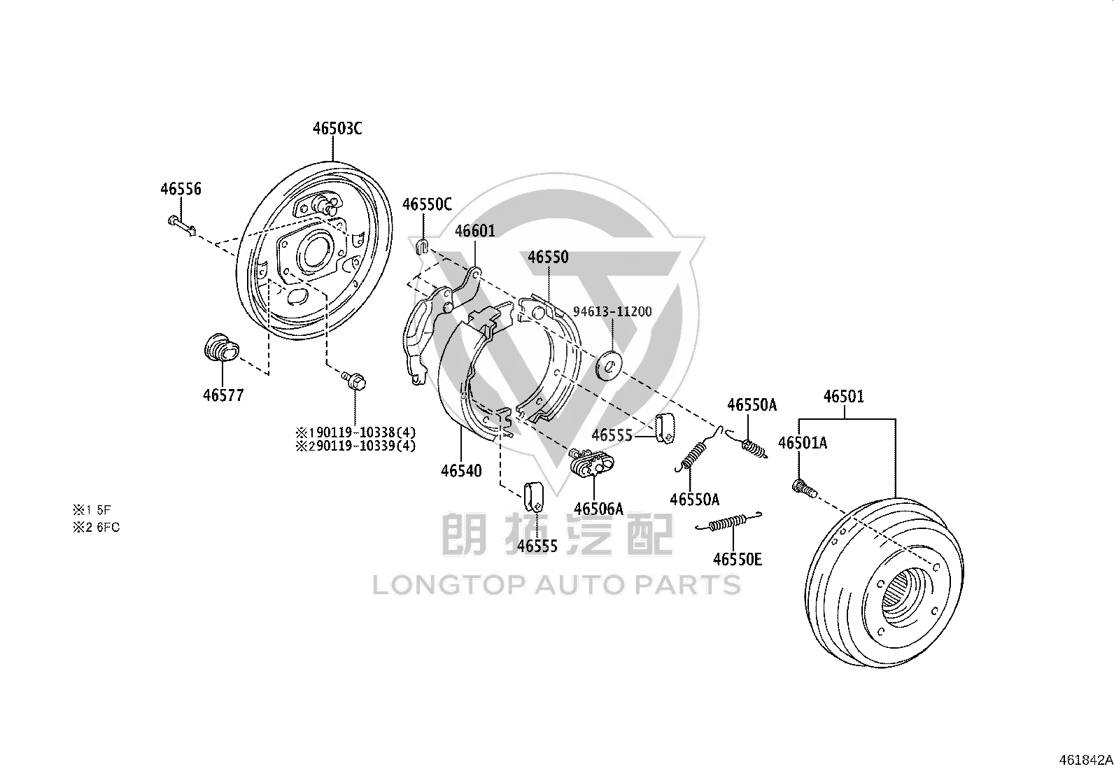 Plate Washer 94613-11200 for Toyota Blizzard, Dyna 150 & Dyna 200
