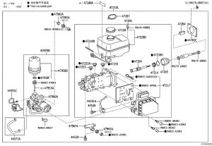Master Brake Cylinder 47025-60450 for Toyota Land Cruiser Prado