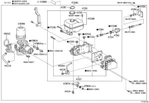 Brake Master Cylinder 47201-60A22 for Toyota Land Cruiser Prado