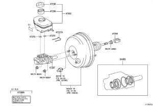 Master Brake Cylinder 47207-26020 for Toyota Hiace