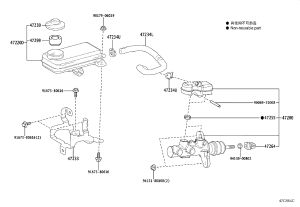 Brake Fluid Reservoir 47220-58020 for Toyota ALPHARD
