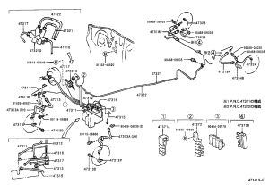 No.3 Flexible Hose Bracket 47353-52010 for Toyota XA