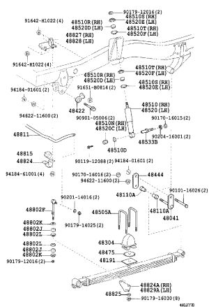 Front Stabilizer Bar 48811-36080 for Toyota Coaster