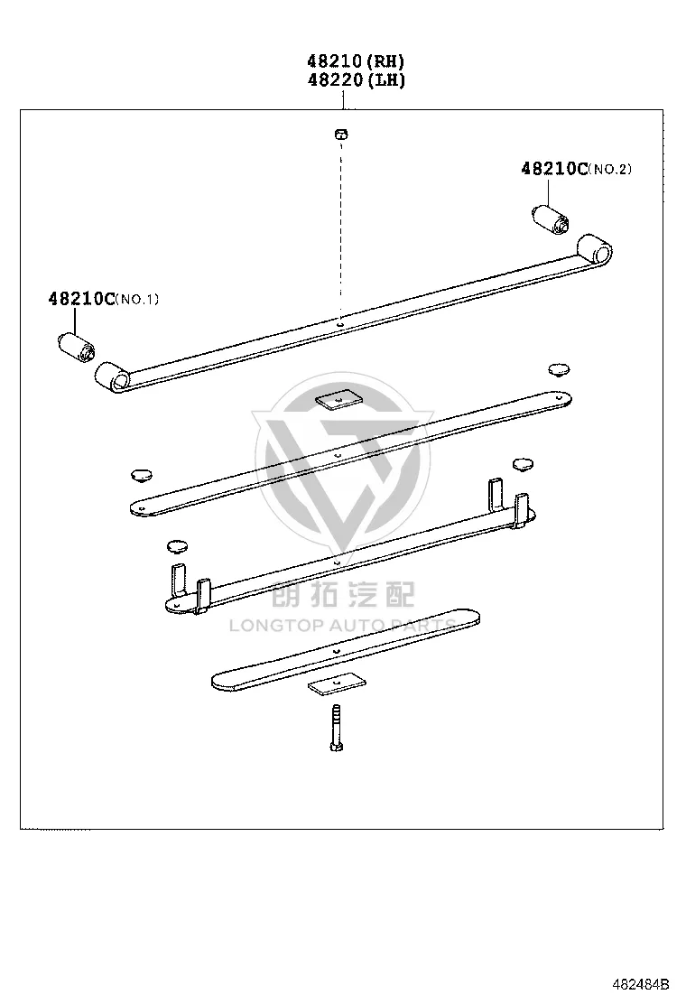 Bushing 90389-A0008 for Toyota Tundra