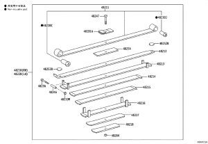 Rear Left Coil Spring 48210-3C010 for Toyota Coaster