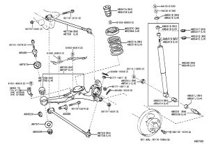 Rear Left Lower Control Arm 48730-42010 for Toyota RAV4