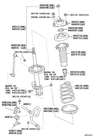 Front Stabilizer Bar 48811-48130 for Toyota Highlander
