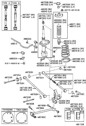 Bolt 90105-14099 for Toyota Corolla