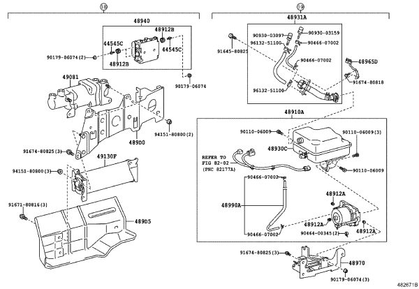 Central Suspension Control Cylinder 49081-60010 for Toyota Land Cruiser
