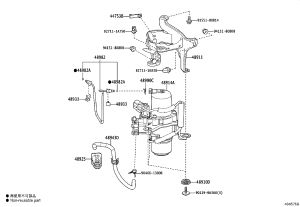 Shock-absorbing air pump 48914-50031 for Toyota Century