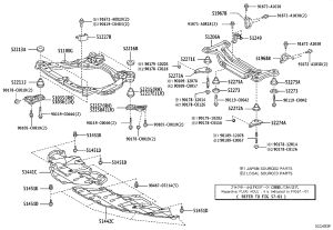 Engine lower guard plate (right) 51441-06130 for Toyota Camry