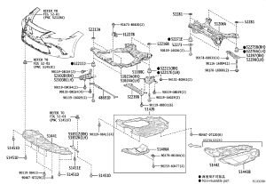 Engine Lower Guard Plate 51420-33030 for Toyota Camry
