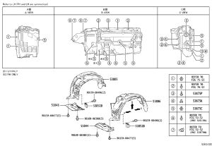 Engine Right Side Cover Assembly 51043-60030 for Lexus LX600