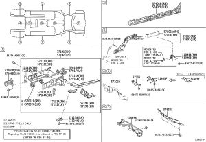 Front Side Member Assembly 57102-30170 for Lexus GS F
