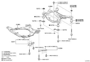 Yuanbao Beam 51100-0E160 for Toyota Crown Kluger
