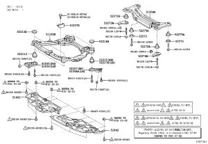 Stop block 52273-33010 for Toyota Camry