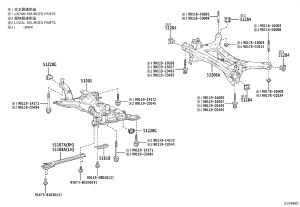 Yuanbao Beam 51201-02291 for Toyota Levin