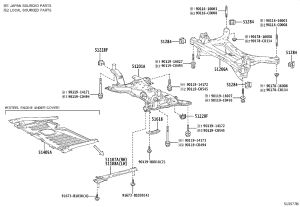 Front Crossmember 51201-02312 for Toyota Allion