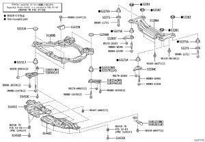Rear Axle Housing 51206-06091 for Toyota Avalon