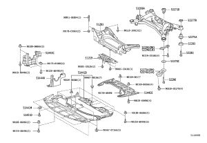 Engine Lower Guard Plate Front 51410-0P010 for Toyota Reiz