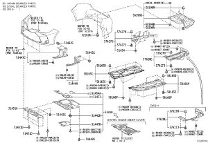 Left Side Member Cover of Rear Floor 57628-02261 for Toyota Allion