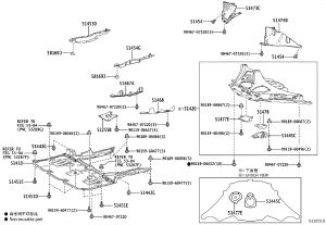 Engine Under Cover 51420-50050 for Lexus LS