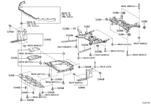 Engine Undercover (Middle) 51410-76070 for Lexus UX200