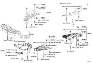 Chassis Lower Guard Plate 58398-48031 for Lexus RX Series