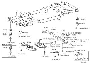Right Bracket of Towing Hook 51995-60020 for Toyota Land Cruiser