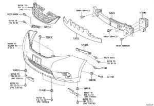 Front Bumper Foam 52611-08040 for Toyota Sienna