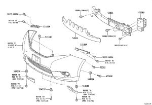Front Bumper Foam 52611-08050 for Toyota Sienna