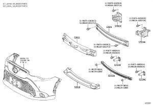 Front Bumper Reinforcement 52021-0A060 for Toyota FRONT LANDER