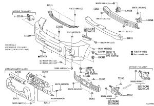 Front Bumper Inner Bracket 52149-60110 for Toyota Land Cruiser