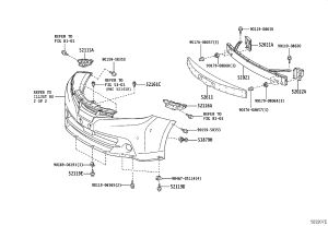 Front Bumper Reinforcement 52021-68040 for Toyota WISH
