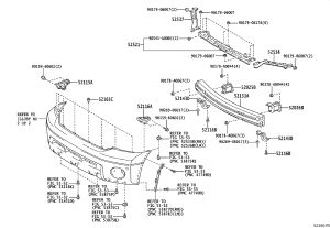 Front Bumper Bracket 52537-0C030 for Toyota Tundra
