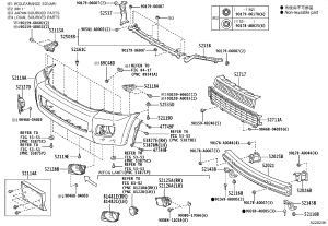 Front Right Fender Liner Bracket 53877-0C040 for Toyota Sequoia
